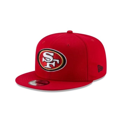 Red San Francisco 49ers Hat - New Era NFL Basic 9FIFTY Snapback Caps USA4561203